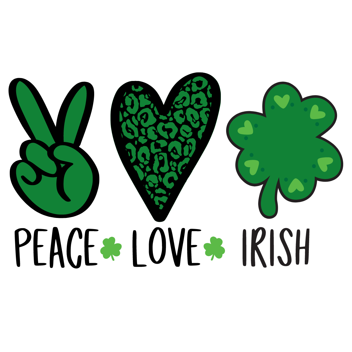 St Pattys Day Shirt Transfers - Set 2