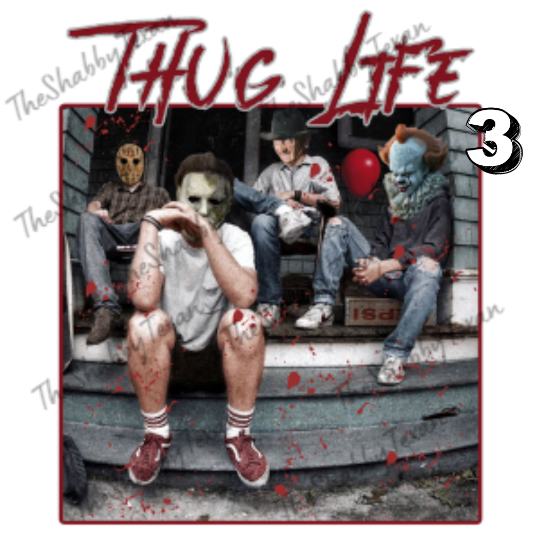 Thug Life DTF  Transfers