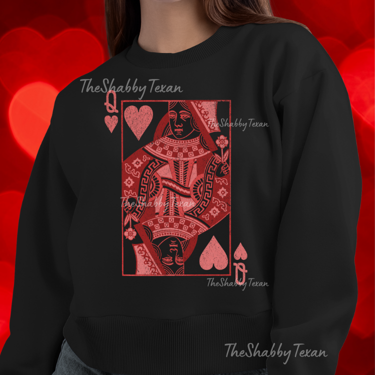 Queen of Hearts DTF Transfers