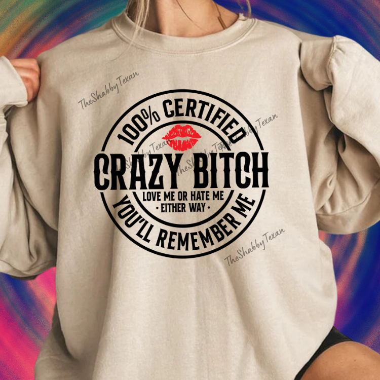 100 Certified  Bitch Transfers