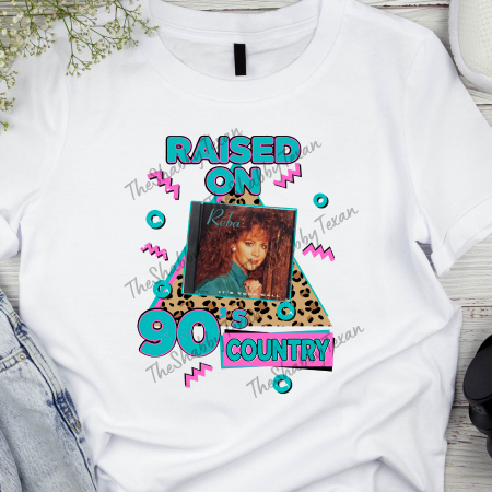 Raised on 90s Country Reba Shirt