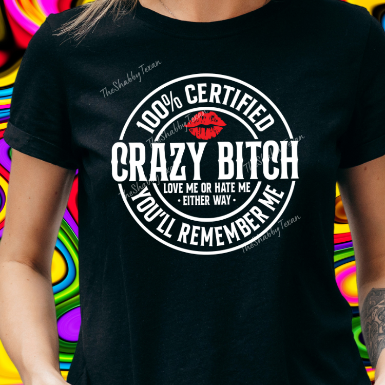 100 Certified  Bitch Transfers