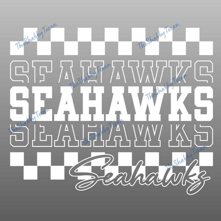 Checkered Stacked School DTF Transfers Set 3