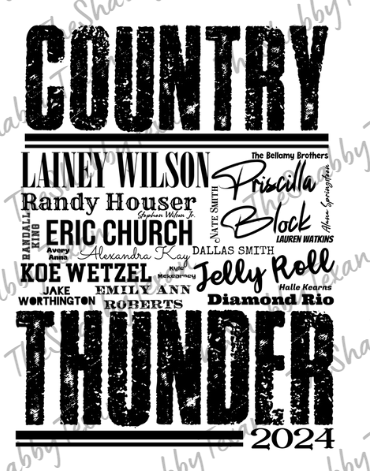 Country Thunder 2024 Shirt
