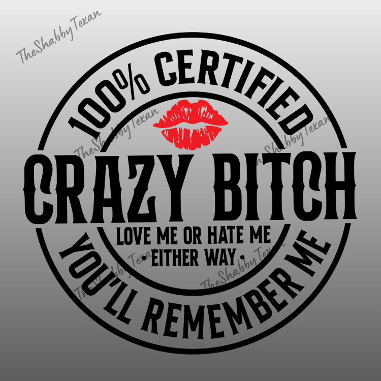 100 Certified  Bitch Transfers