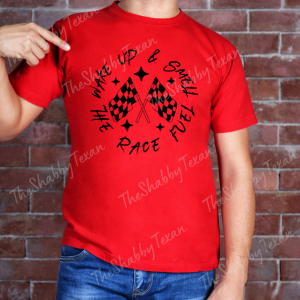 Smell The Race Fuel Shirts