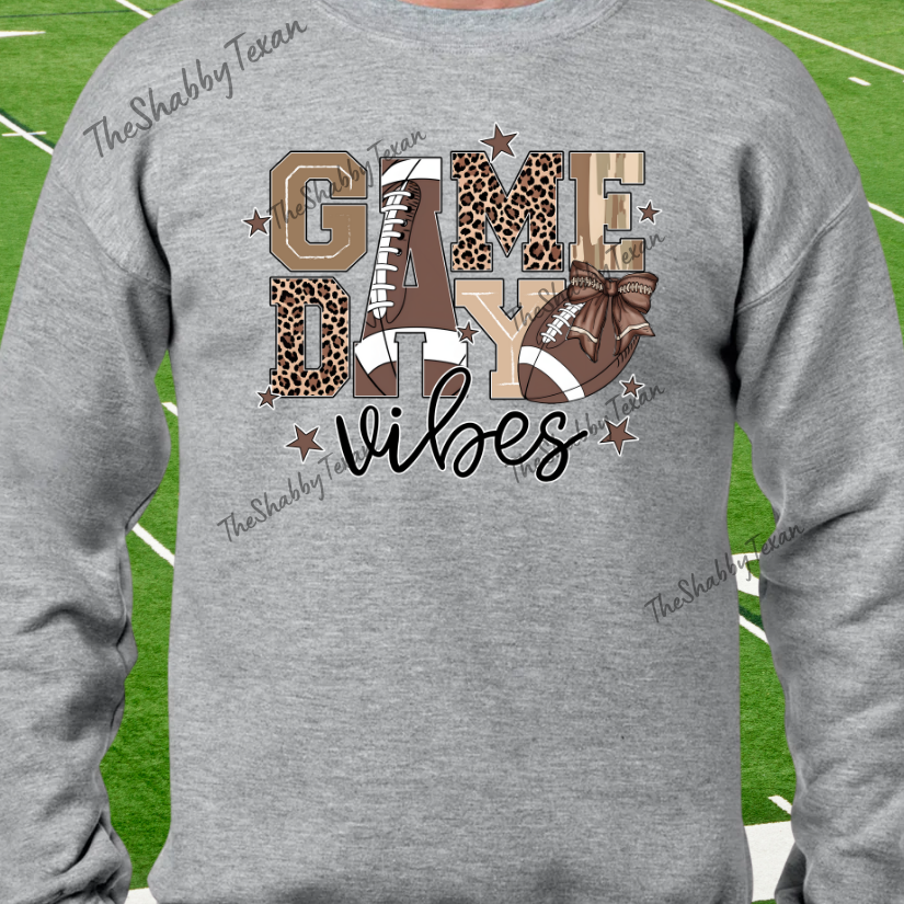 Game Day Vibes Tshirts and Sweatshirts