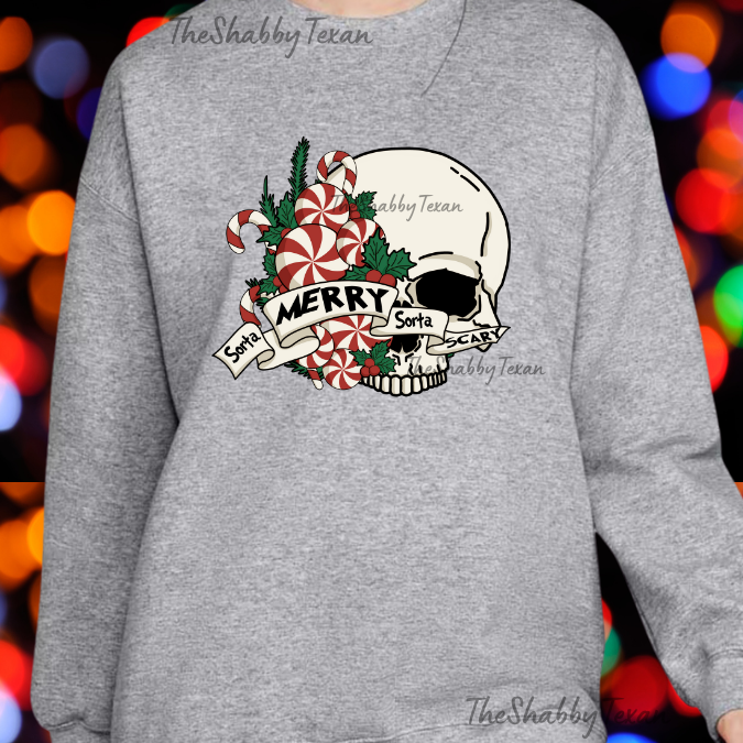 Sorta Merry & Sorta Scary T-Shirts and Sweatshirts