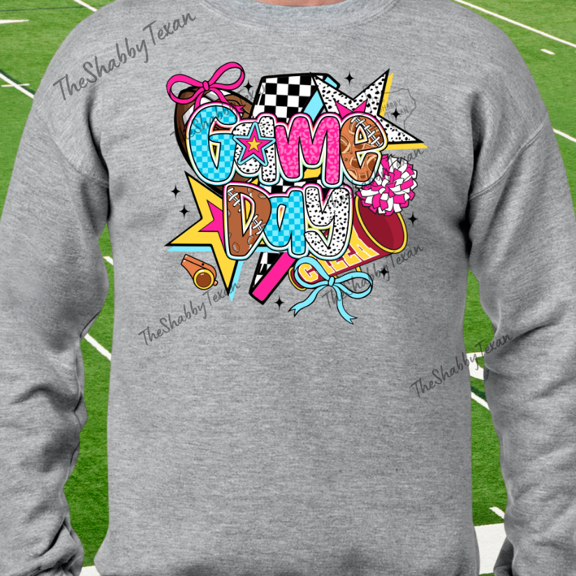 Retro Game Day Tshirts and Sweatshirts