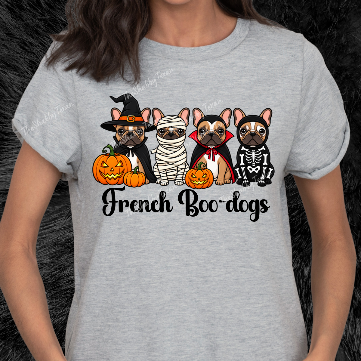 French Boo-Dogs DTF Transfers