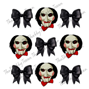 Horror and Bows Shirt Transfers
