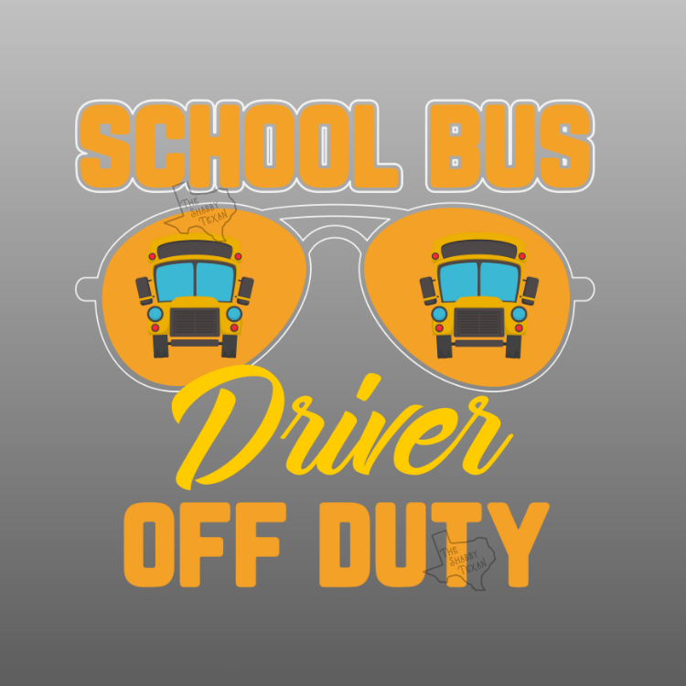 End of School Style DTF Transfers