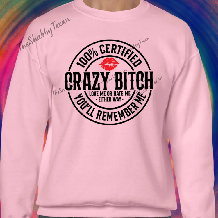 100 Certified  Bitch Transfers