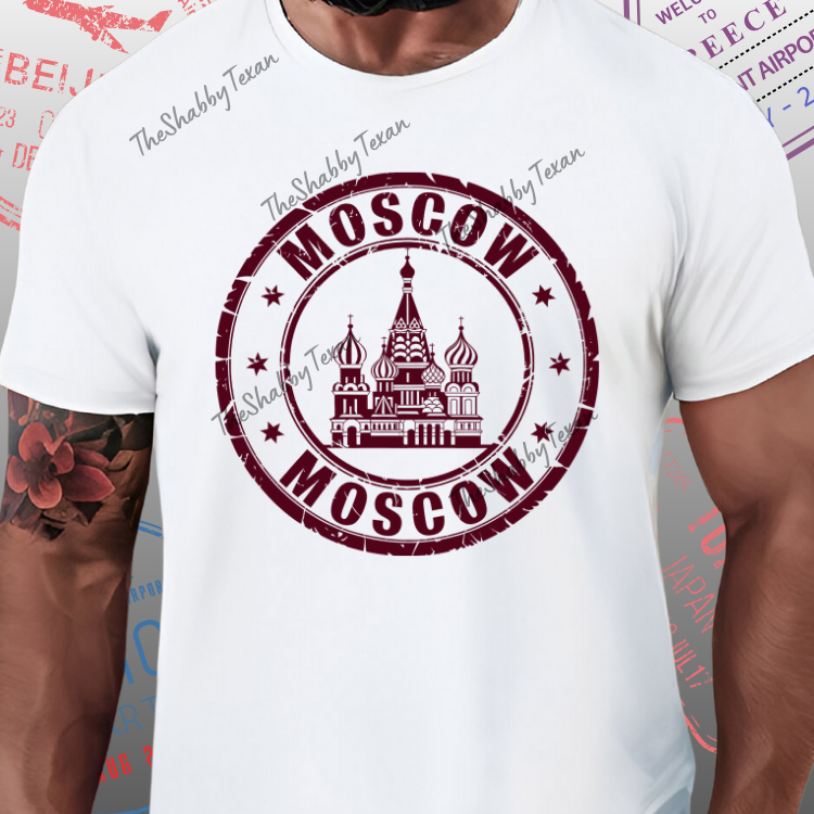 Passport Stamp Style DTF Transfers