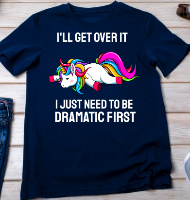 Dramatic Unicorn Shirt