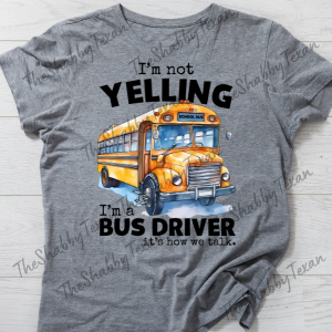 Bus Driver Shirt Transfers