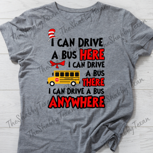 Bus Driver Shirt Transfers