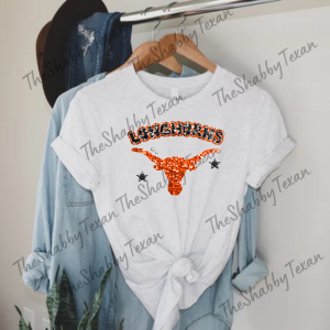 Sparkle LongHorn Fans DTF Transfers
