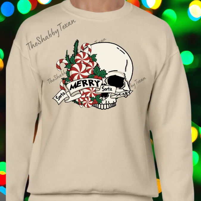Sorta Merry & Sorta Scary T-Shirts and Sweatshirts