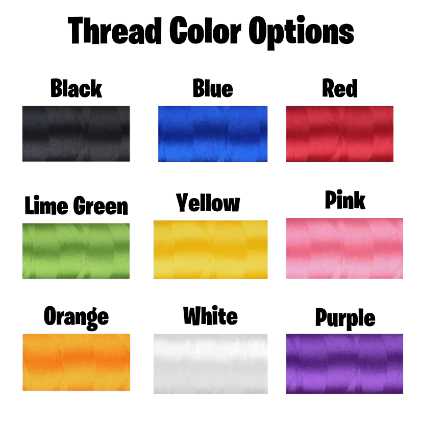 Custom Embroidered 3 Ring Pencil Pouches