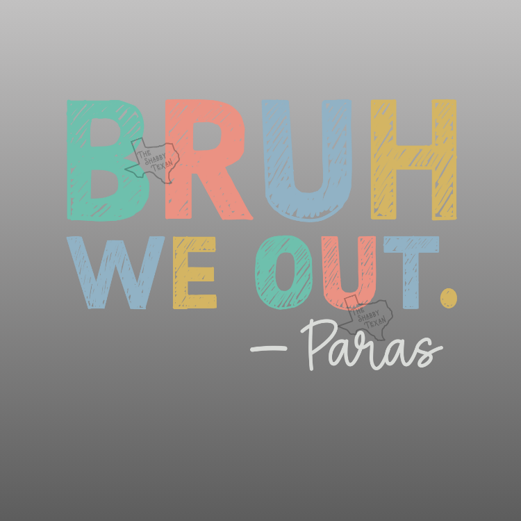 End of School Style DTF Transfers