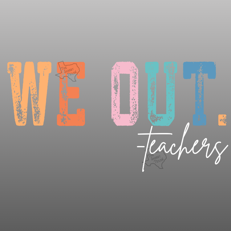 End of School Style DTF Transfers