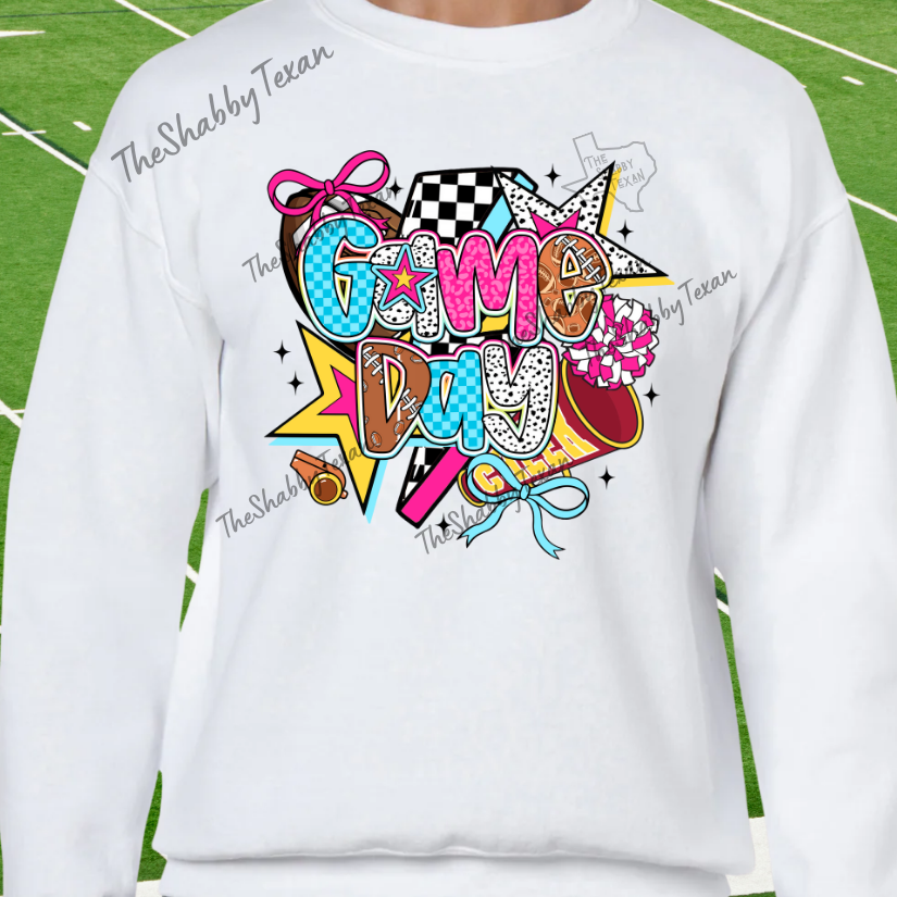 Retro Game Day Tshirts and Sweatshirts