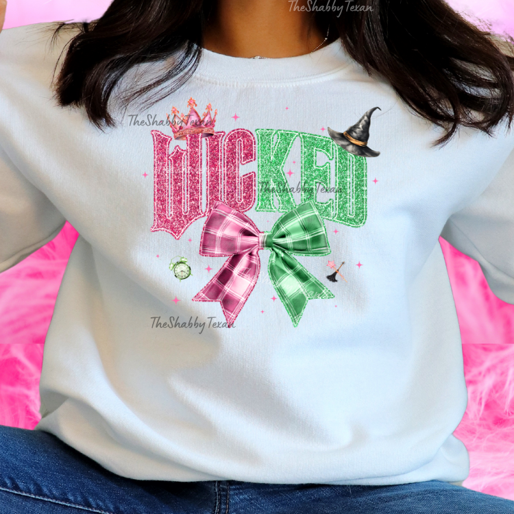 Wicked Sparkle Bow Shirt