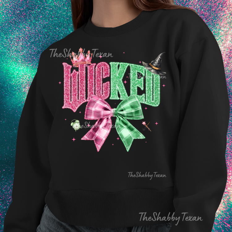 Wicked Sparkle Bow Shirt