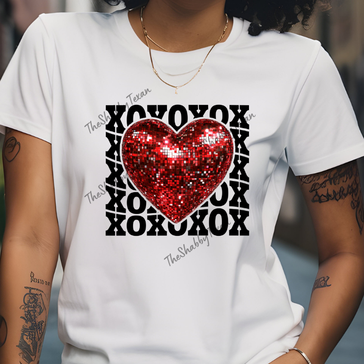 XOXO Disco Heart Shirts