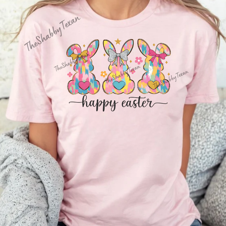 Triple Coquette Bunny Shirts and Transfer