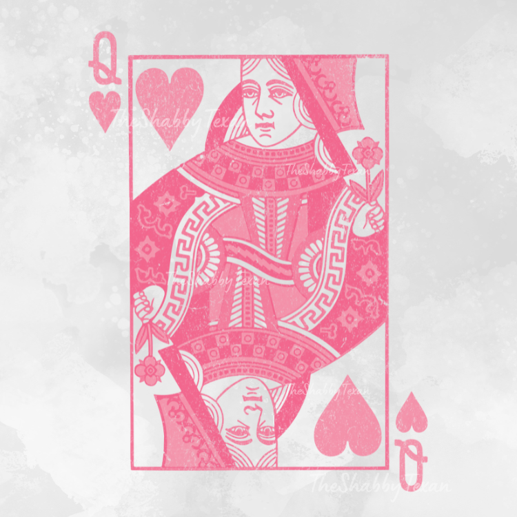 Queen of Hearts Shirts and Transfers