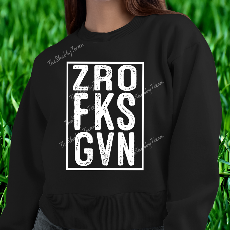 ZRO FKS GVN Shirts and Transfers