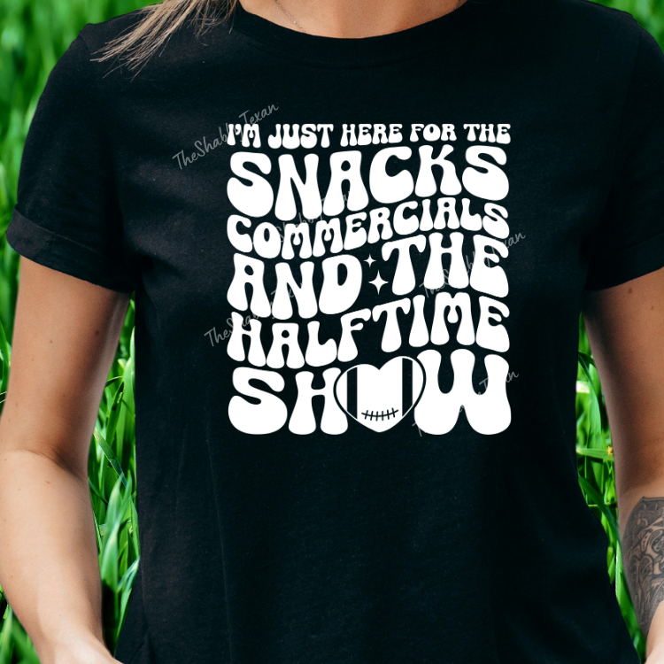 Here for the Snacks Shirts and Transfer