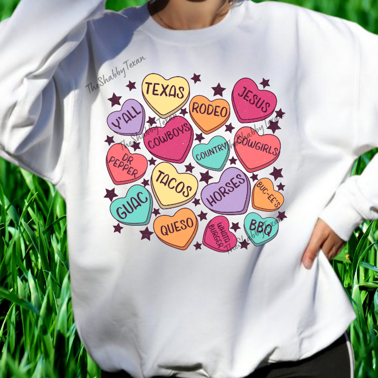 Texas Convo Hearts Shirts and Transfers