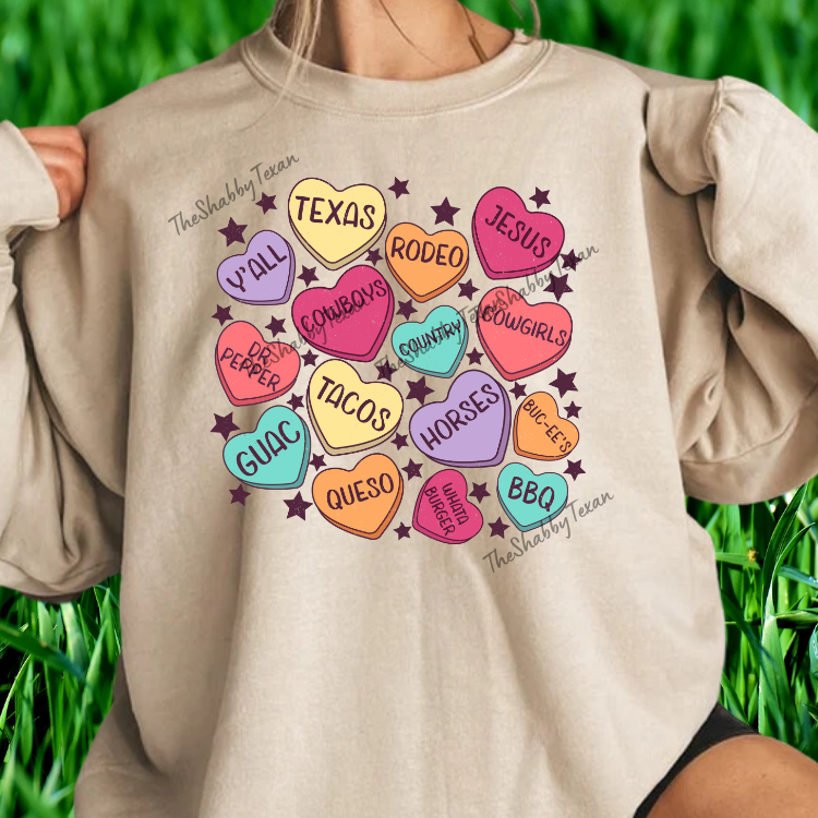 Texas Convo Hearts Shirts and Transfers