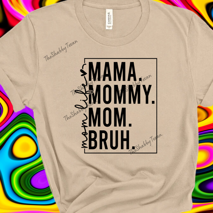 Mom Life Shirts and Transfers