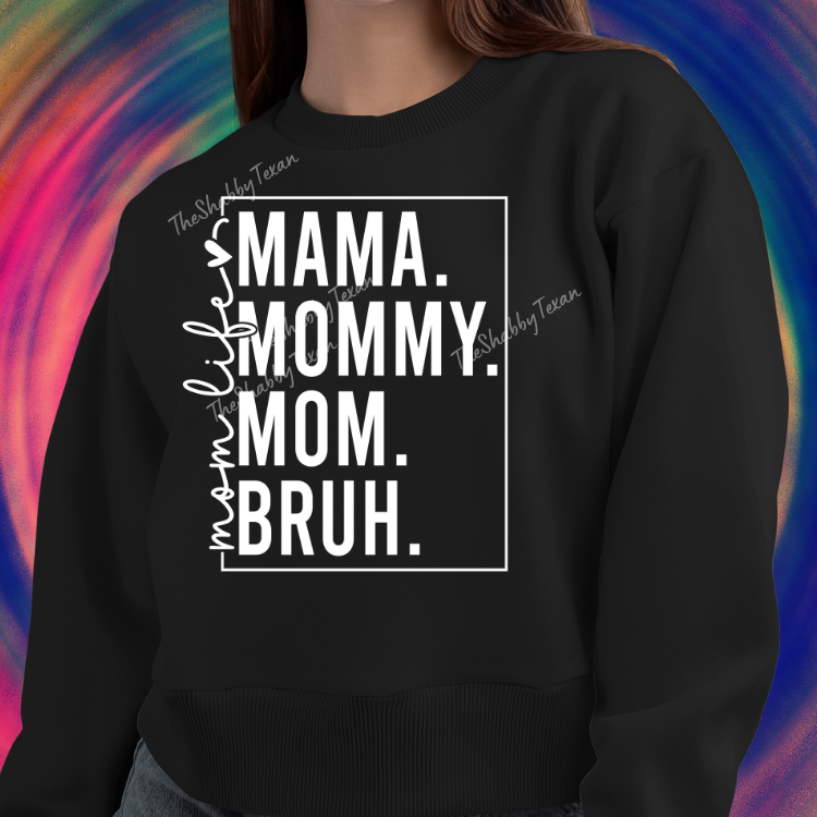 Mom Life Shirts and Transfers