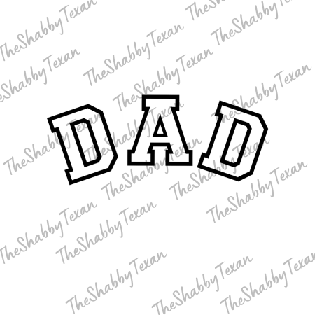 Dad DTF Shirt Transfers