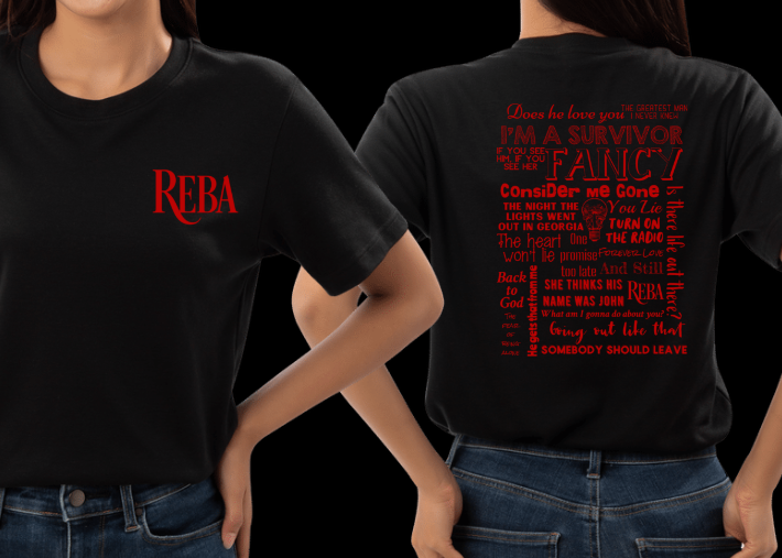 Reba Song List Shirt