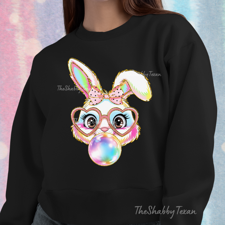 Easter Bubble Bunny Shirts and Transfer