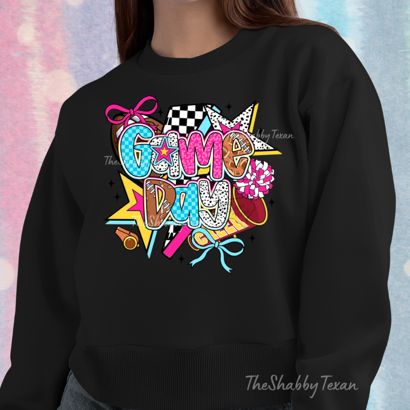 Retro Game Day Tshirts and Sweatshirts