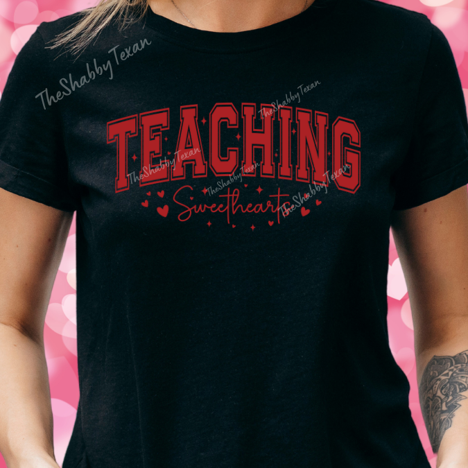 Teaching Sweethearts DTF Transfer