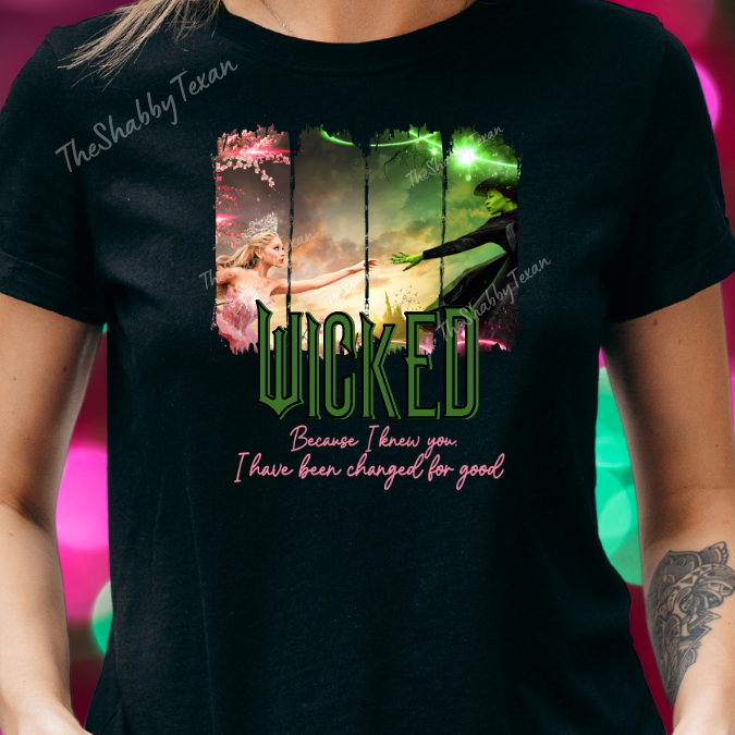 Wicked Changed for Good Shirts