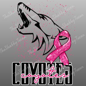 School Mascot Cancer Awareness DTF Shirt Transfers