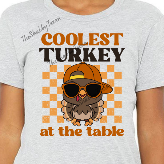 Coolest Turkey Youth T-Shirts