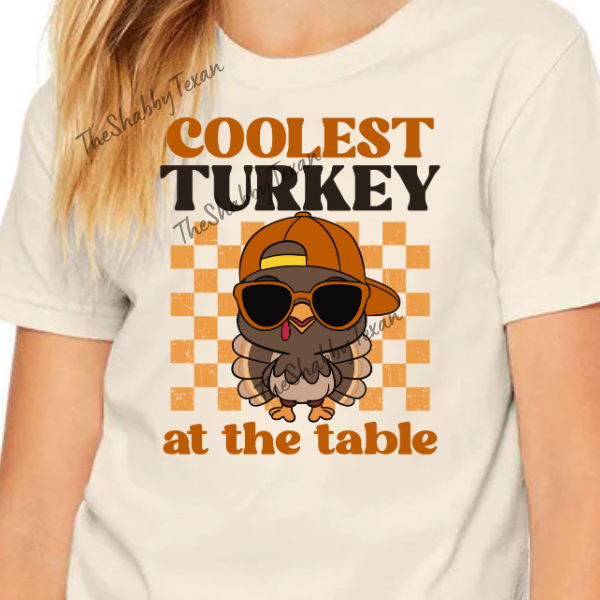 Coolest Turkey Youth T-Shirts