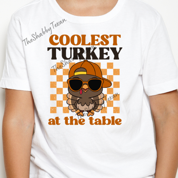 Coolest Turkey Youth T-Shirts