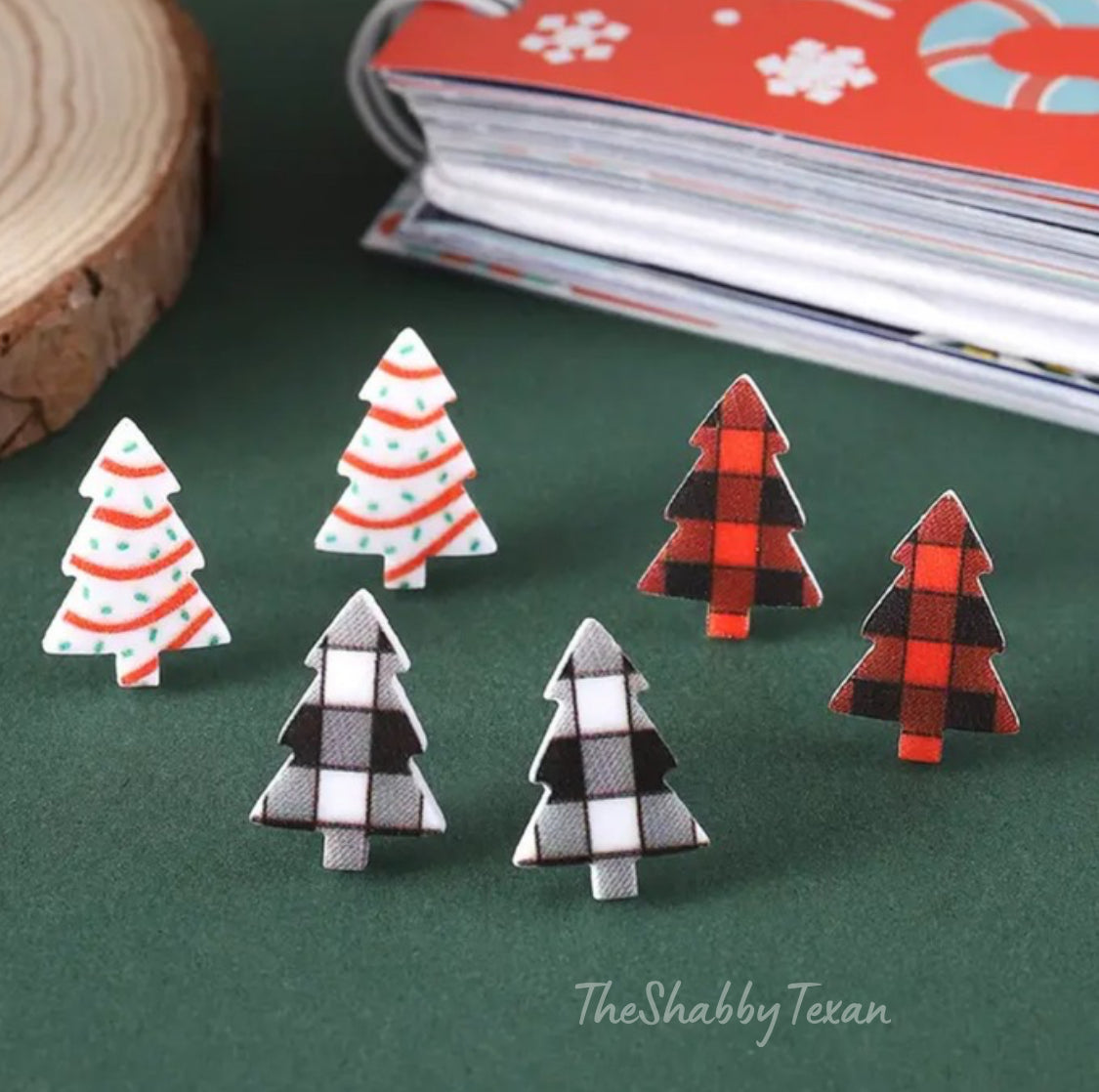 Christmas Tree Earring Set