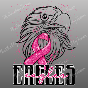 School Mascot Cancer Awareness DTF Shirt Transfers